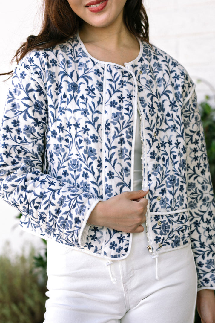 Amy Quilted Floral Jacket