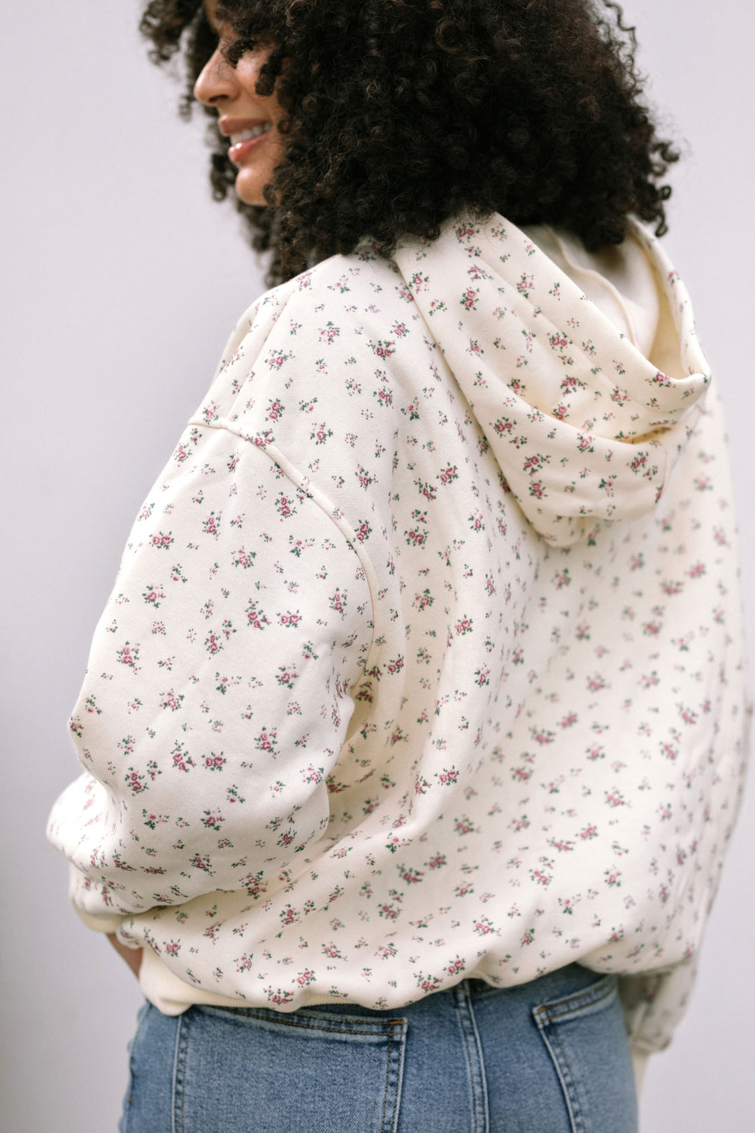 Annie Floral Hoodie Sweatshirt