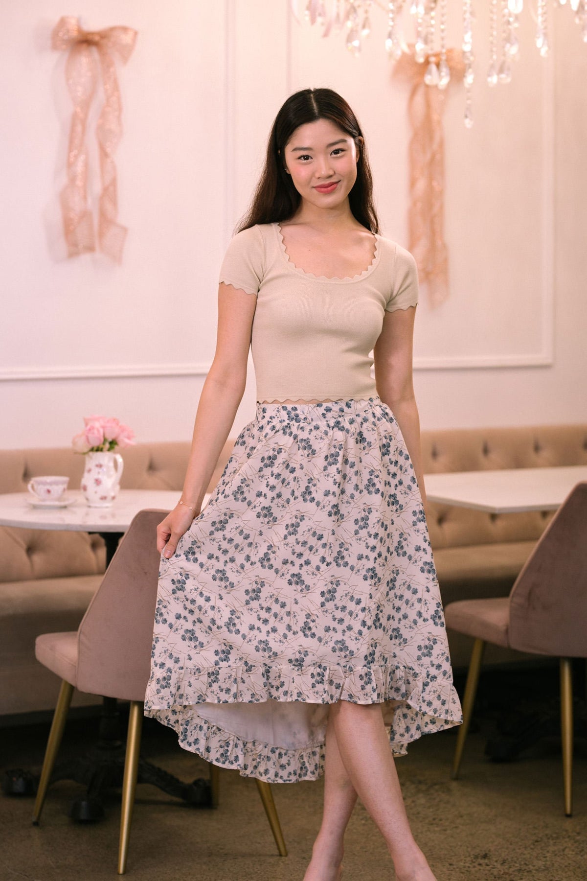 Smocked Maxi Dress - Elsie - Morning Lavender Online Boutique