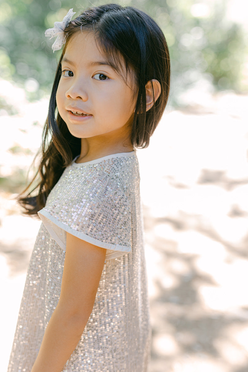 Kids Sequin Shift Dress