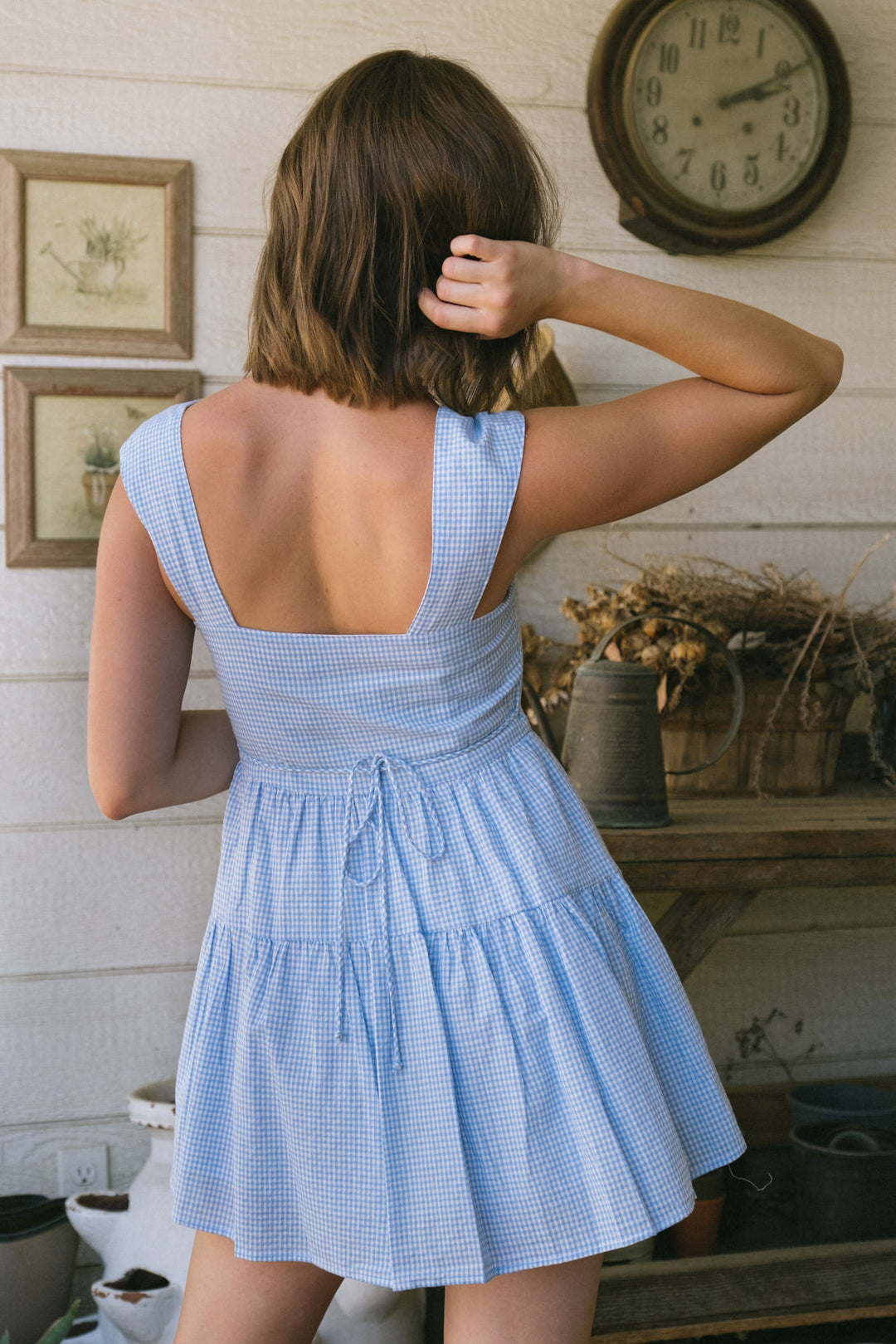 Brynn Gingham Mini Dress