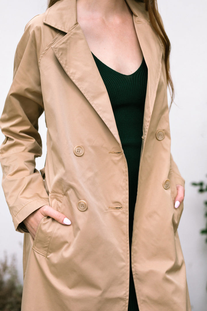 Drew Belted Trench Coat