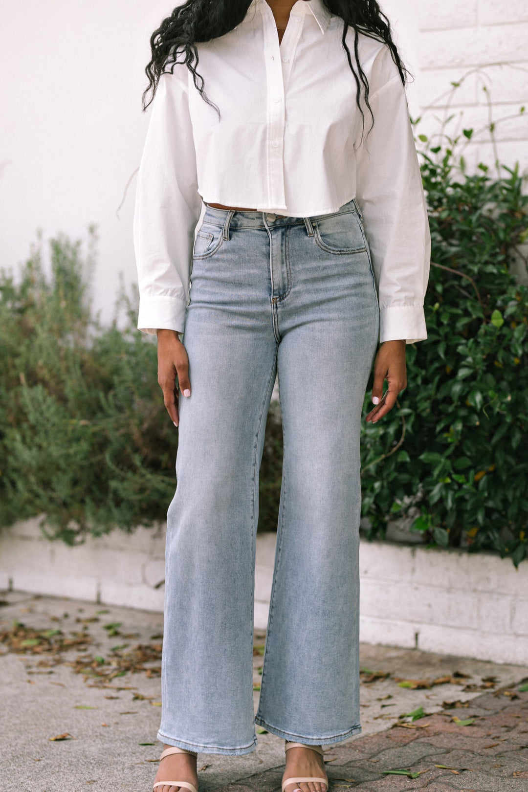 Cleo High Waist Wide Flare Jean