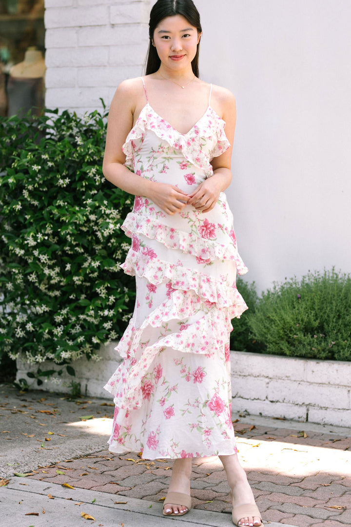 Melissa Ruffled Maxi Dress