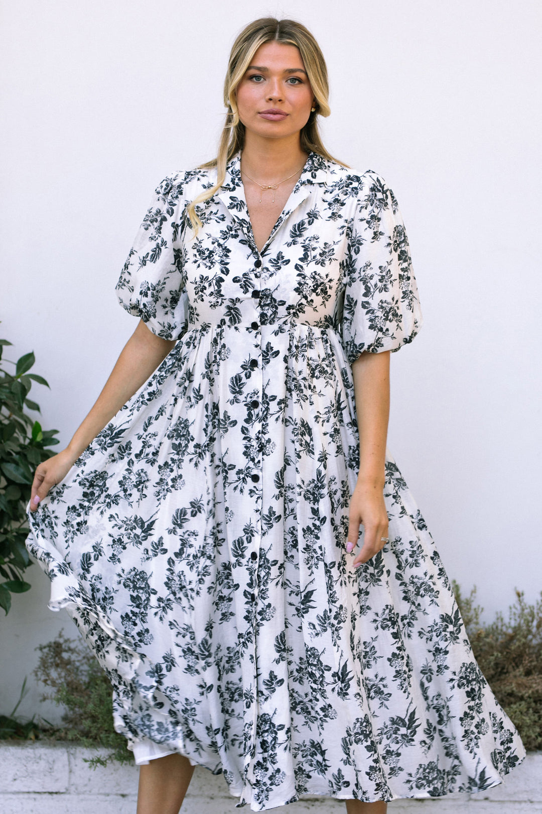 Etta Floral Collared Dress