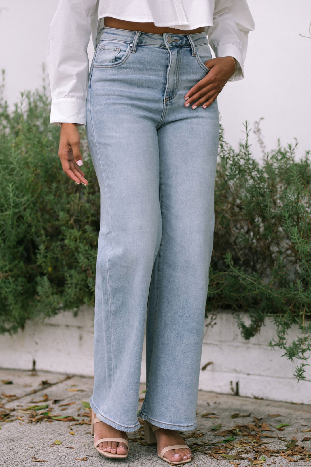 Cleo High Waist Wide Flare Jean