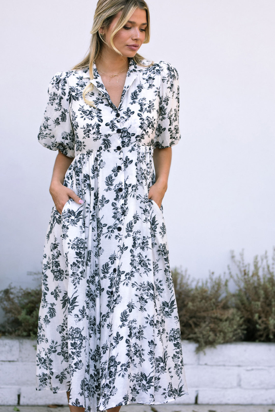 Etta Floral Collared Dress