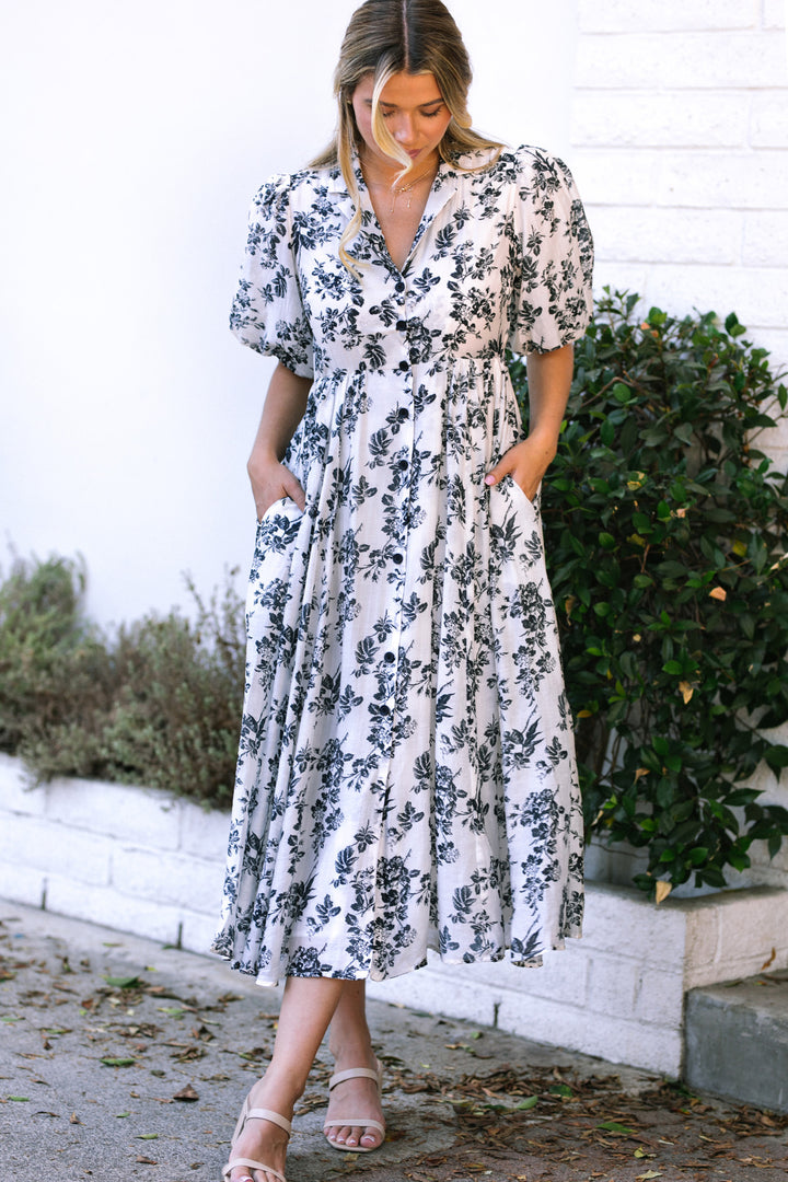 Etta Floral Collared Dress