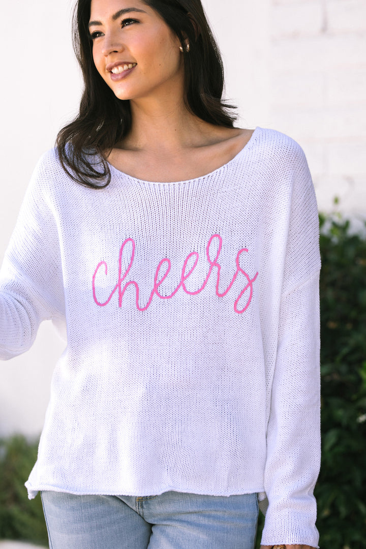 Christy Cheers Knit Sweater