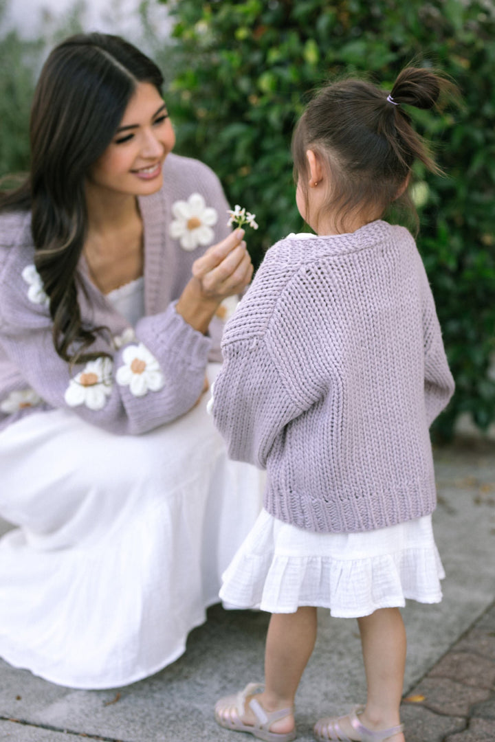 Mini Angela Floral Cardigan