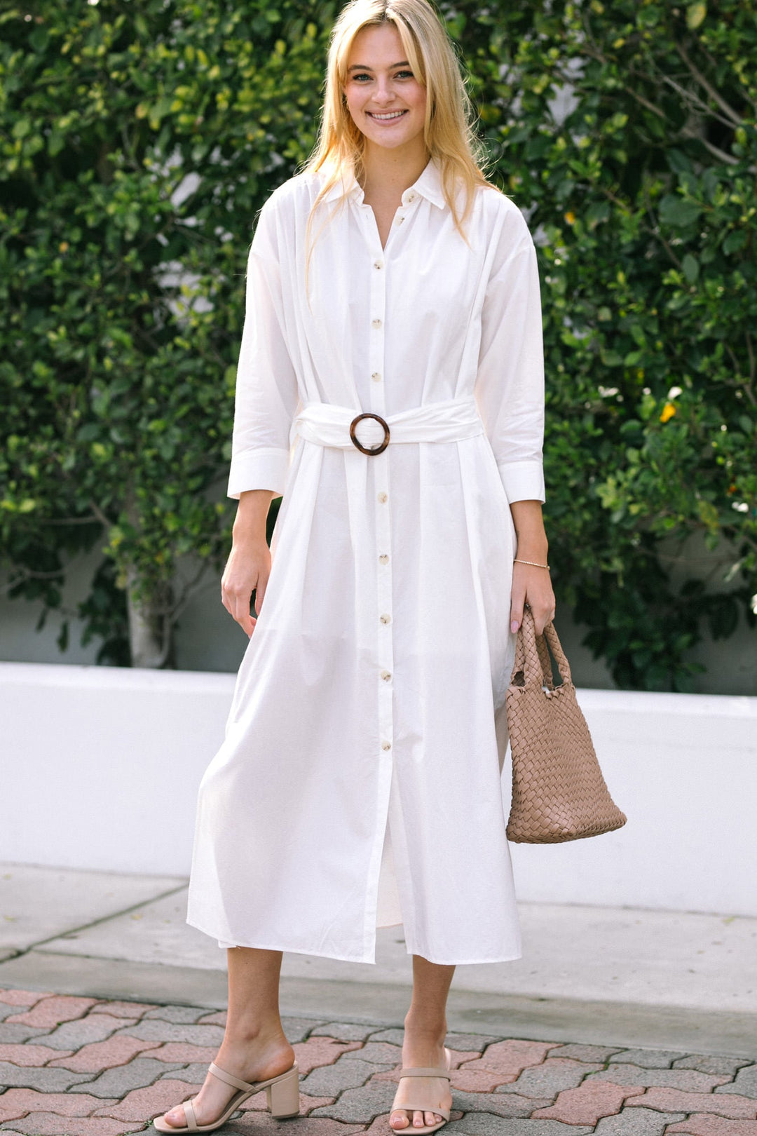 Tatum Belted Shirt Dress