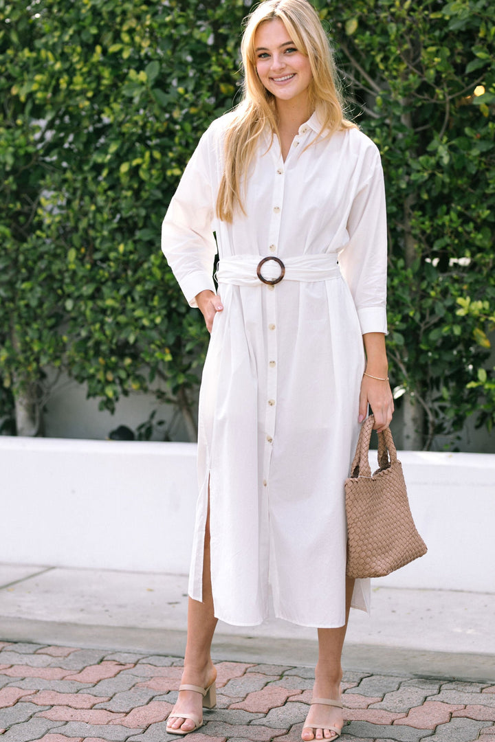 Tatum Belted Shirt Dress