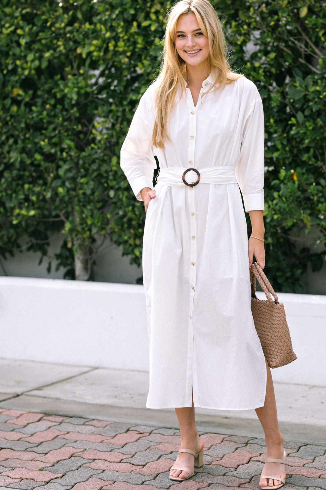 Tatum Belted Shirt Dress