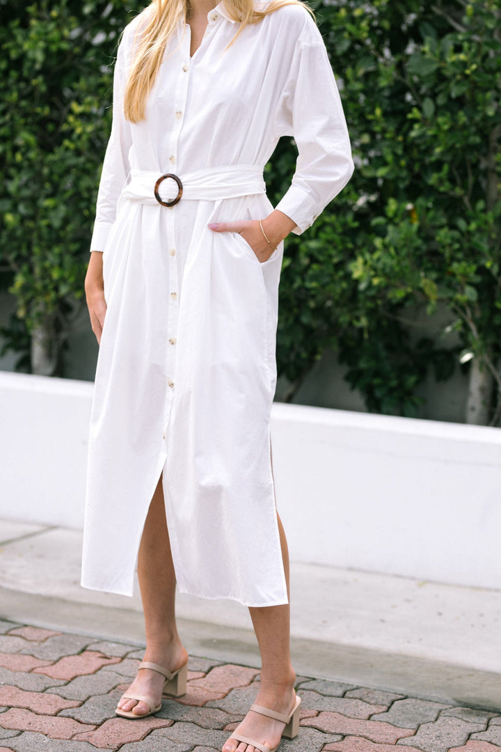 Tatum Belted Shirt Dress