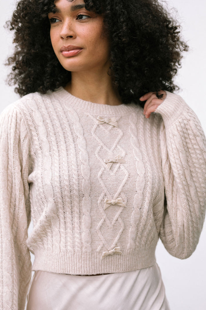 Mimi Bow Knit Sweater