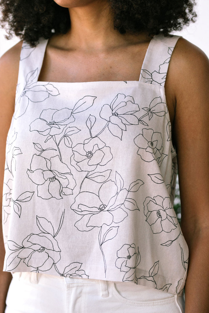 Yani Sleeveless Floral Tank