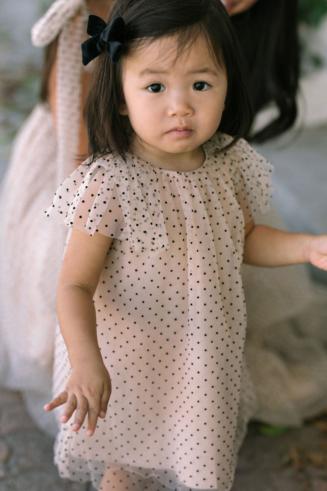 Mini Nadia Dotted Tulle Dress