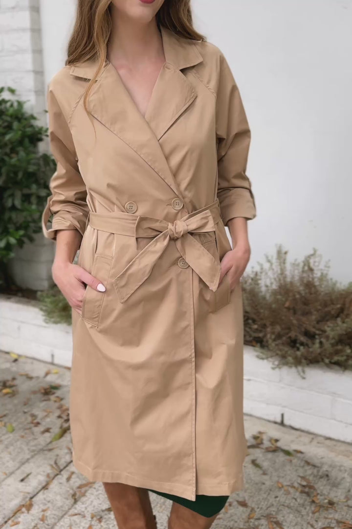 Drew Belted Trench Coat