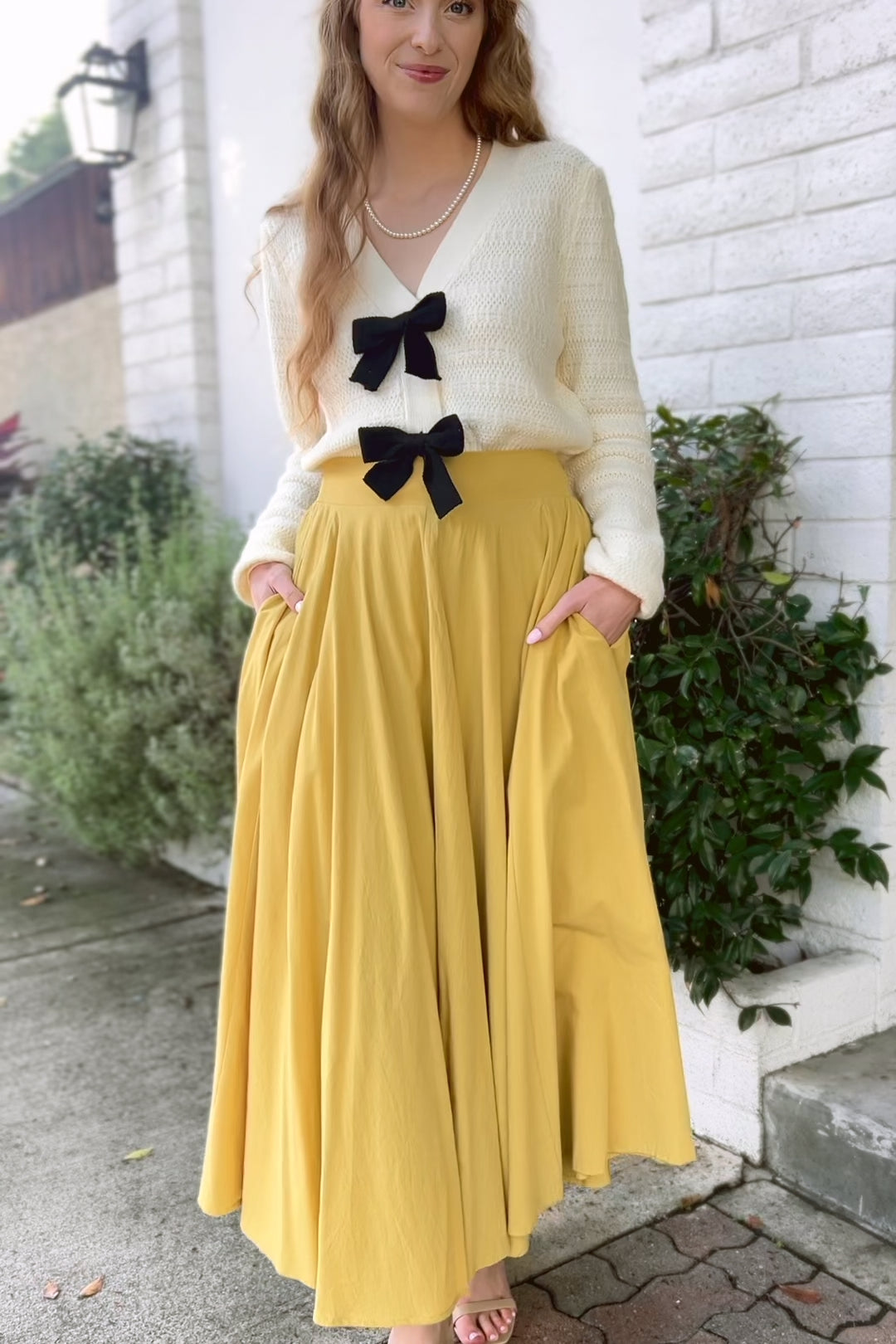 Joelle Solid Maxi Skirt