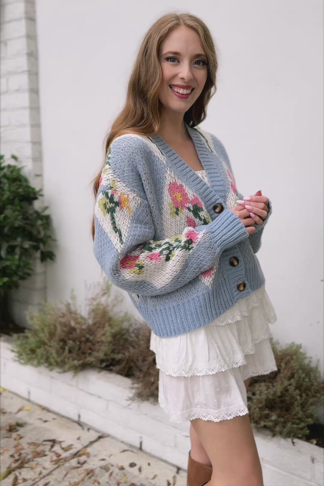 Marlow Floral Buttoned Cardigan