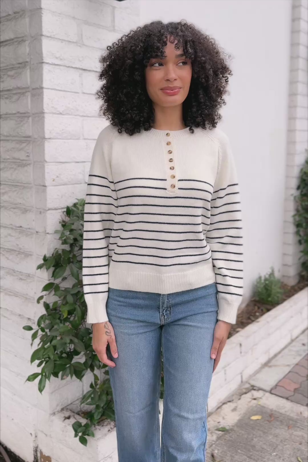 Logan Buttoned Knit Sweater