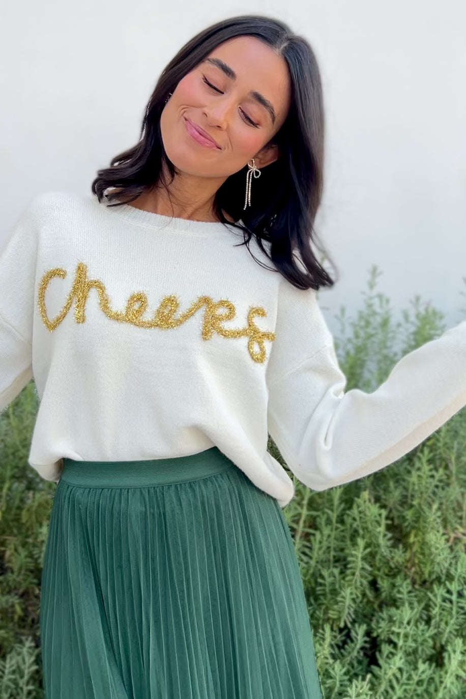 Candice Cheers Knit Sweater