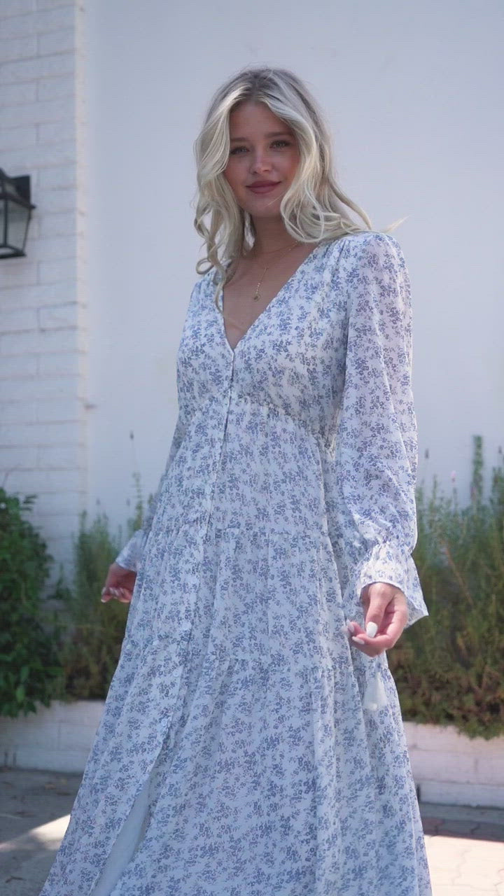 Kelsey Long Sleeve Maxi Dress